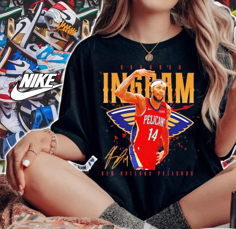 Brandon Ingram New Orleans Pelicans Basketball Shirt t-shirt