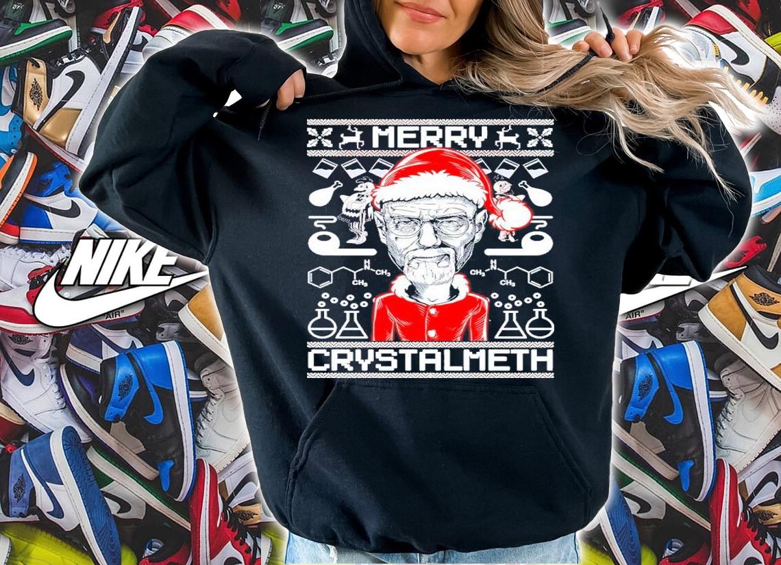Breaking Bad Merry Crystalmeth Ugly Christmas Shirt t-shirt