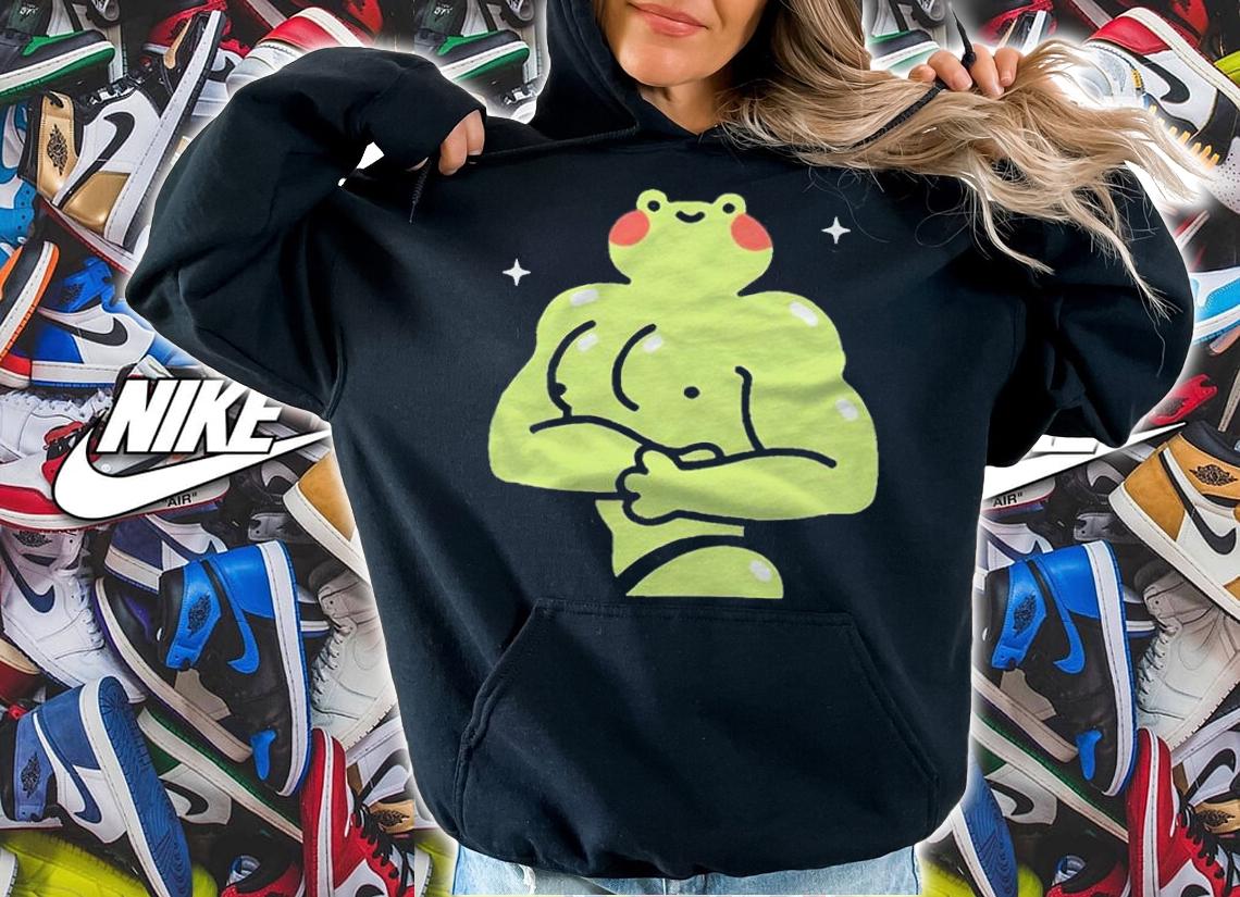 Buff frog body gym T-shirt t-shirt hoodie