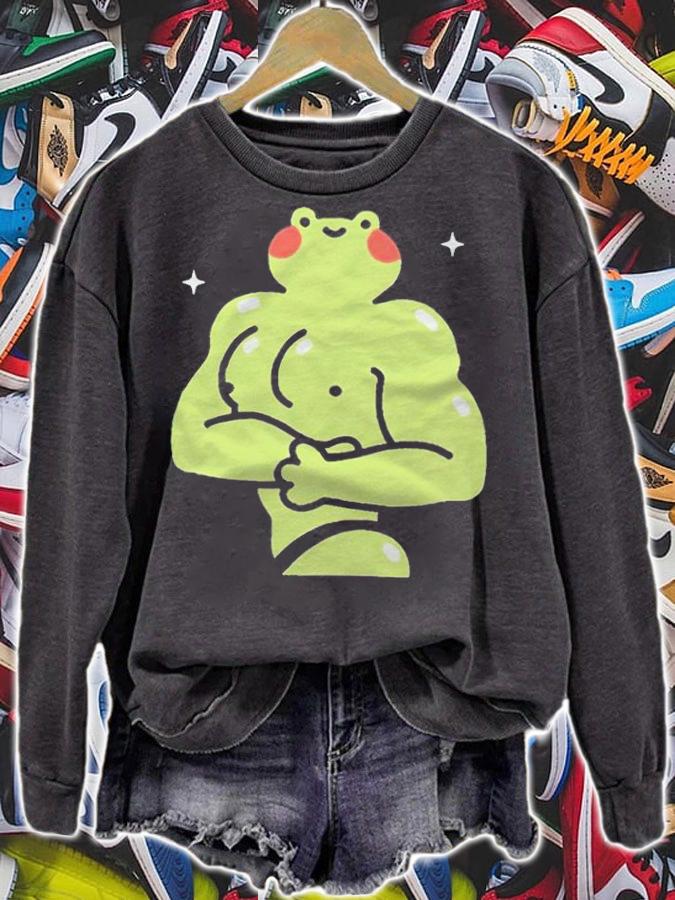 Buff frog body gym T-shirt t-shirt sweatshirt