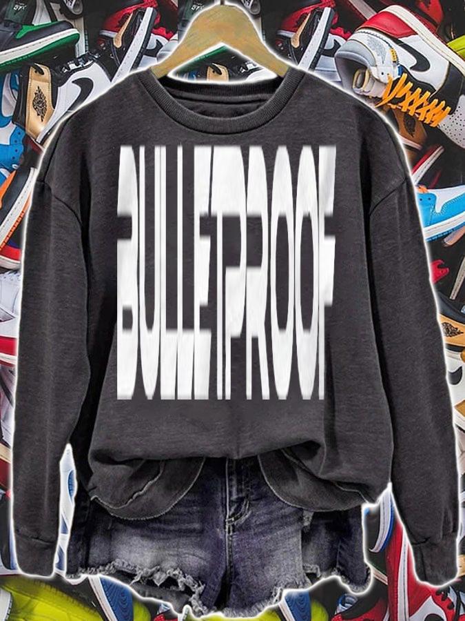 Bulletproof And Gifts For Humans Bulletproof Pullover Black Small Shirt t-shirt sweatshirt