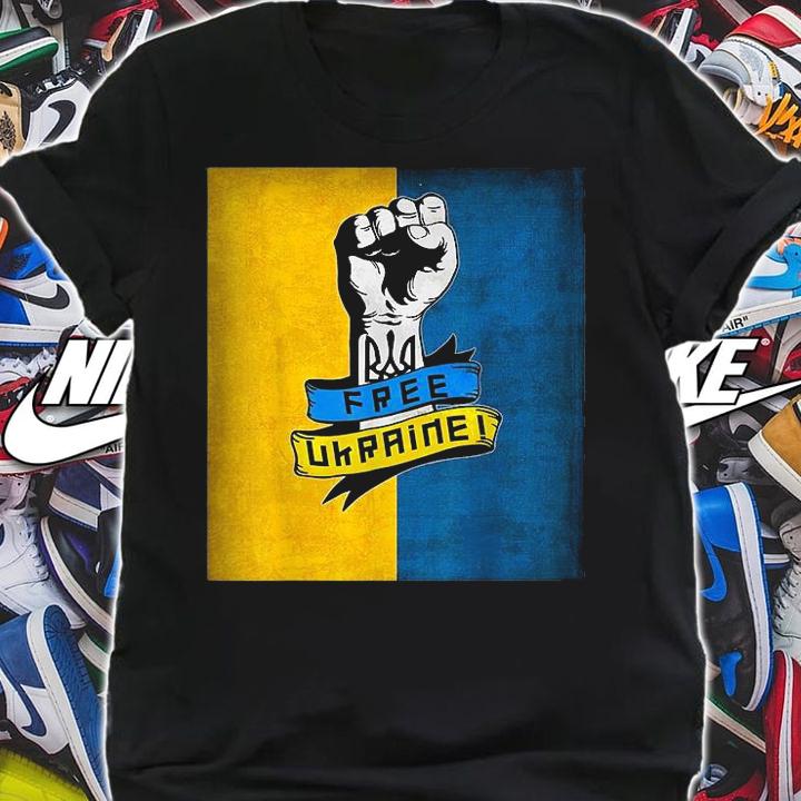 Free Ukraine I Stand With Ukraine Pray For Ukraine Vintage T-Shirt t-shirt