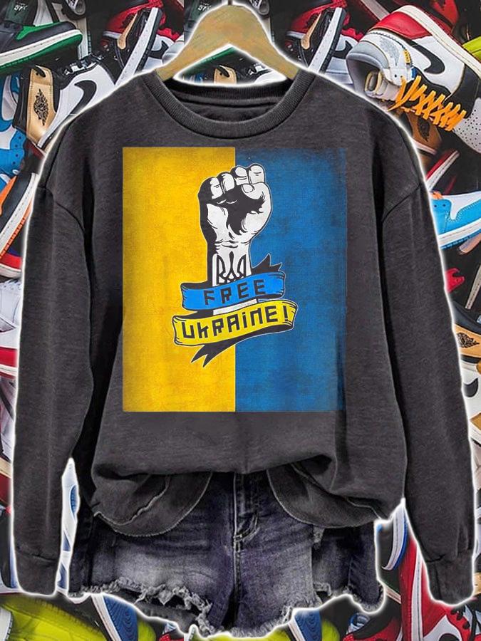 Free Ukraine I Stand With Ukraine Pray For Ukraine Vintage T-Shirt t-shirt