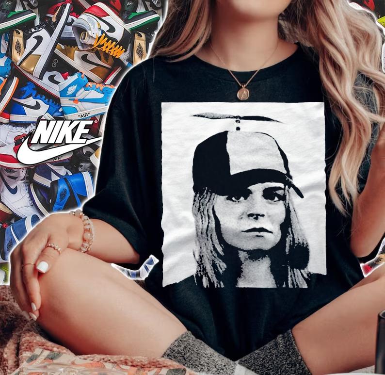 Hazel Brugger portrait T-shirt t-shirt woman shirt