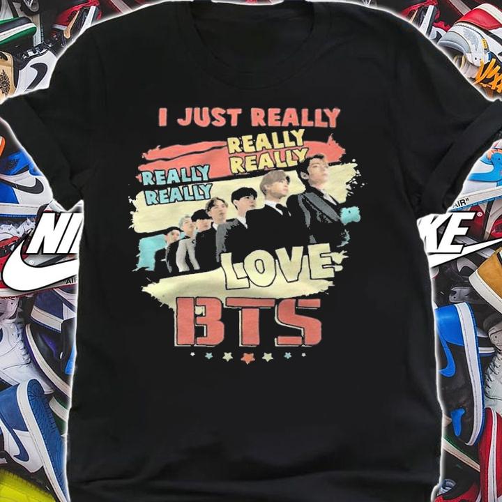 I just really love BTS shirt t-shirt