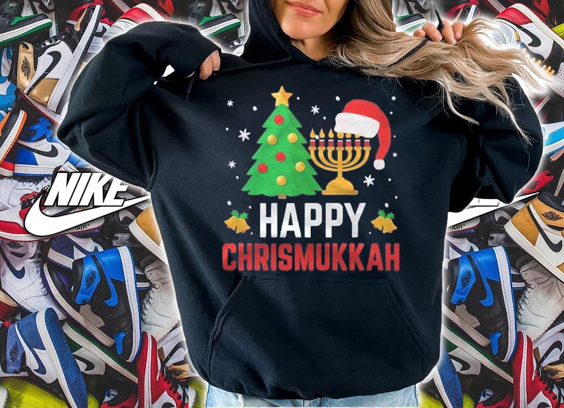 Happy Chrismukkah Cool Holiday Gift Funny Hanukkah Christmas Shirt t-shirt hoodie