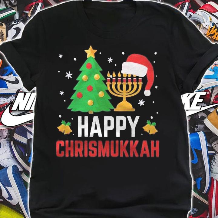 Happy Chrismukkah Cool Holiday Gift Funny Hanukkah Christmas Shirt t-shirt shirt