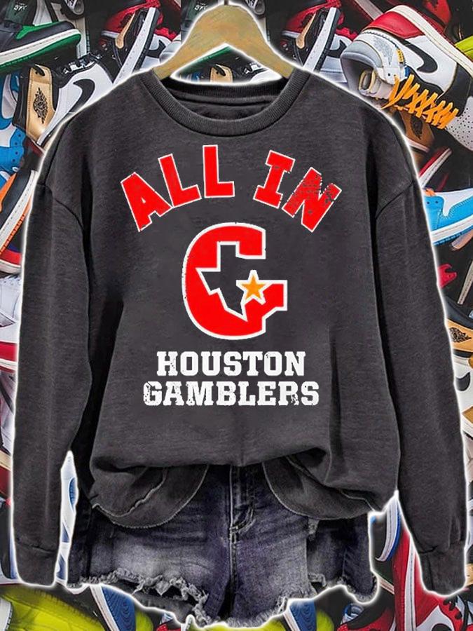 Houston Gamblers All In T-Shirt t-shirt
