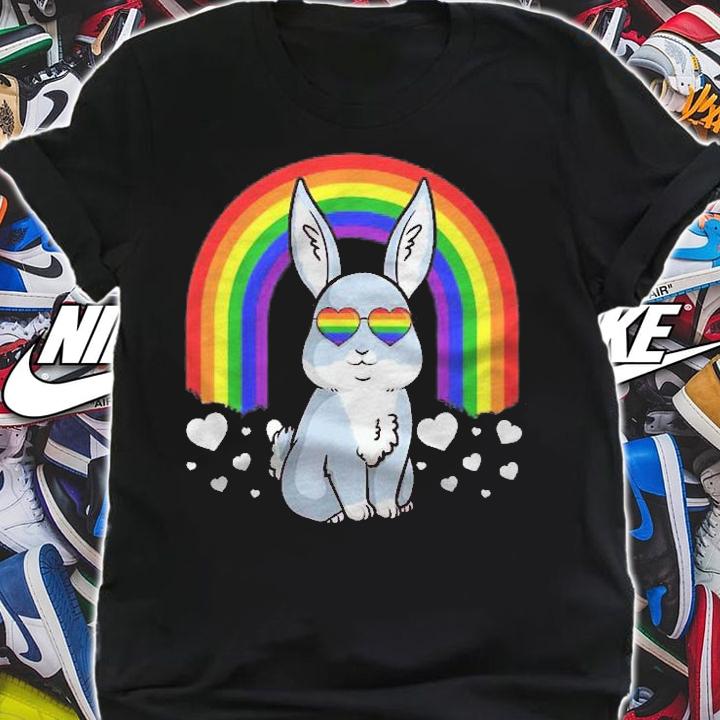 Lgbt Rabbit Bunny Gay Pride Rainbow Cute Gift Lgbt Shirt t-shirt shirt