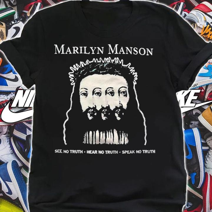Marilyn Manson see no truth hear no truth speak no truth T-shirt t-shirt