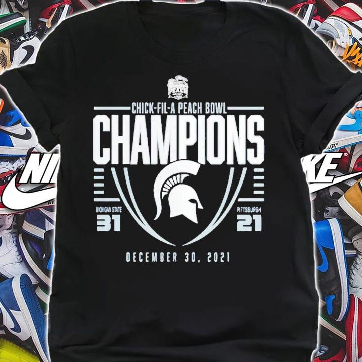 Michigan State University Chick-fil-A peach bowl champions shirt t-shirt shirt