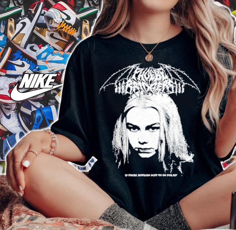 Phoebe Bridgers Metal Logo Face Shirt t-shirt woman shirt