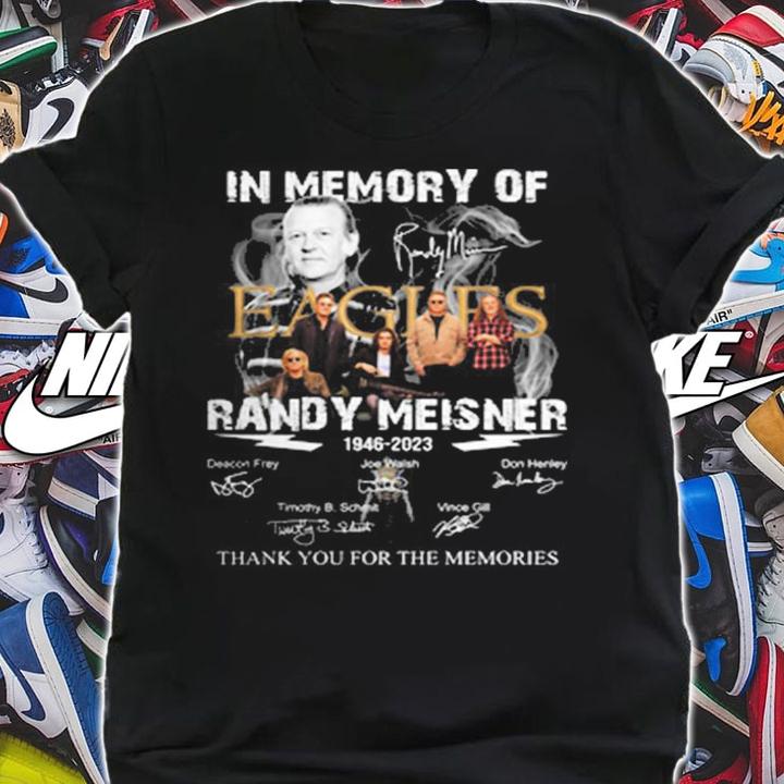 RIP Randy Meisner In Memory Of Randy Meisner Eagles Signatures t-shirt