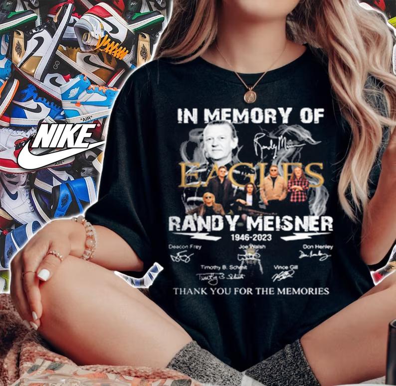 RIP Randy Meisner In Memory Of Randy Meisner Eagles Signatures t-shirt