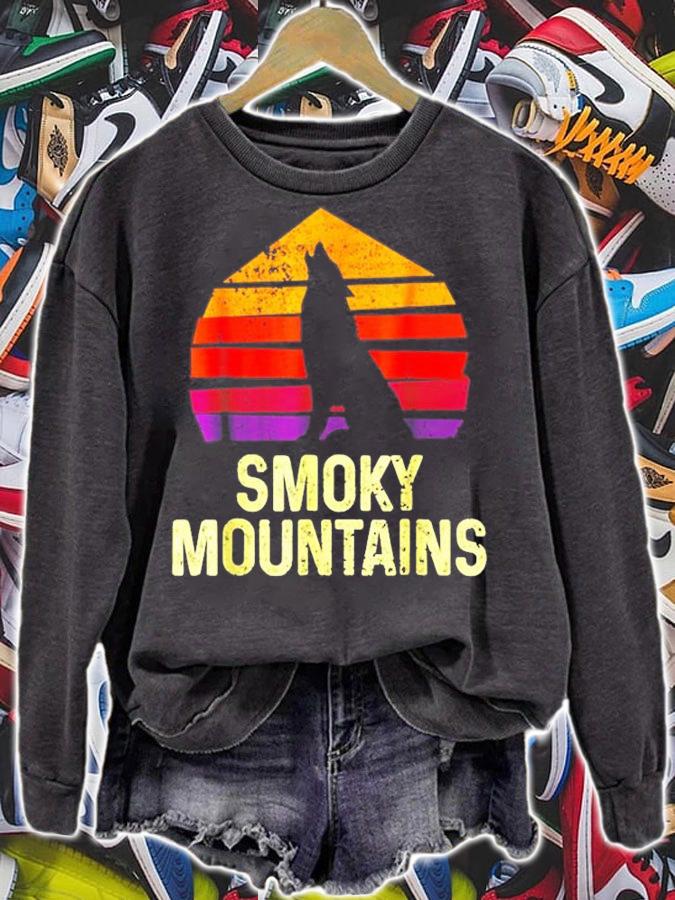 Vintage Great Smoky Mountains Wolves National Park T-Shirt t-shirt