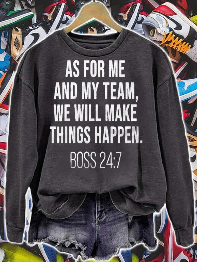 Womens Funny National Boss Day As For Me And My Team Boss 247 Shirt t-shirt