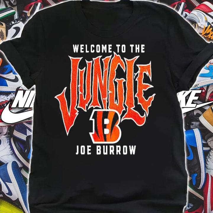 Joe Burrow Welcome To The Jungle T-Shirt t-shirt