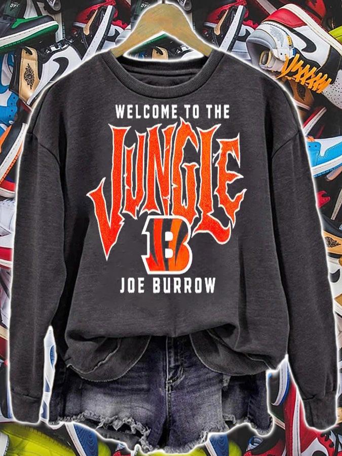 Joe Burrow Welcome To The Jungle T-Shirt t-shirt