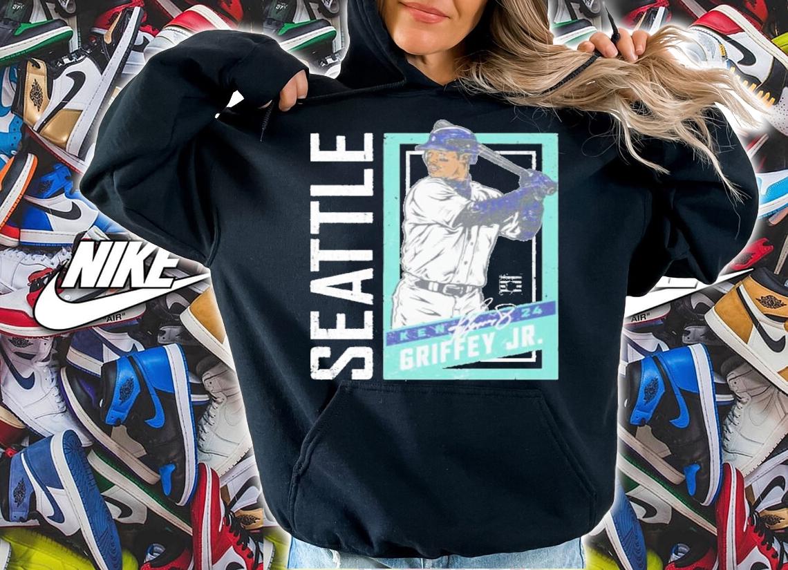 Ken Griffey Jr. Seattle Sports Card Baseball Signatures Shirt t-shirt hoodie