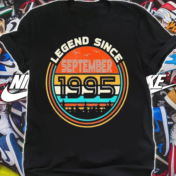 Legend Since September 1995 Gifts 25th Bday 25 Years Old T-Shirt t-shirt