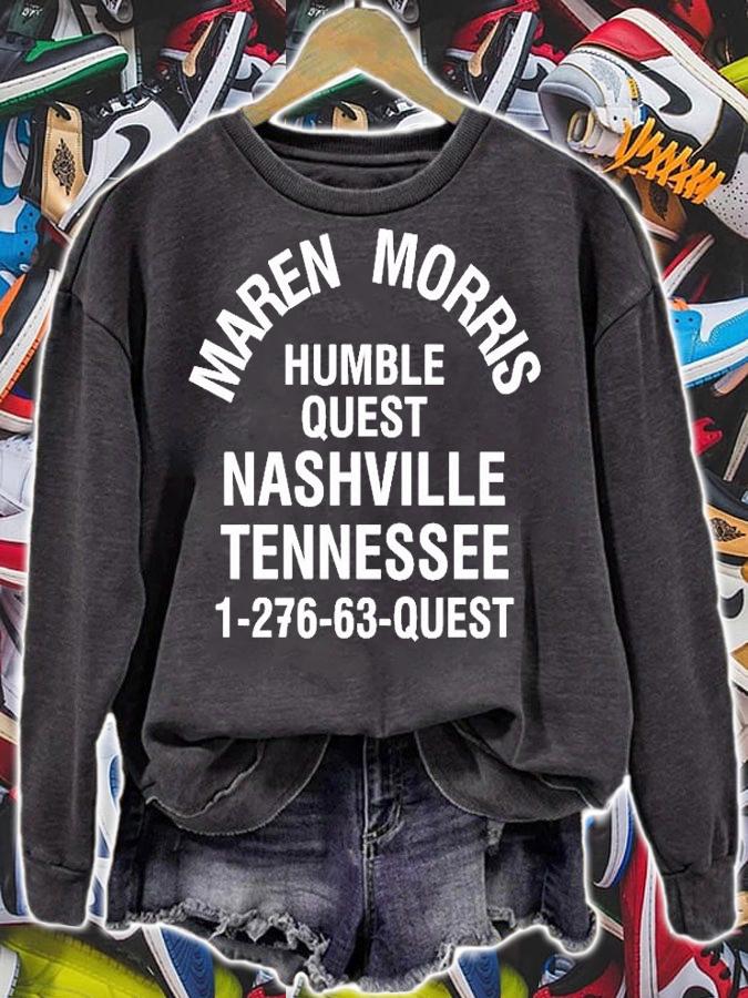 Maren Morris Humble Quest Nashville Tennessee T-Shirt t-shirt sweatshirt