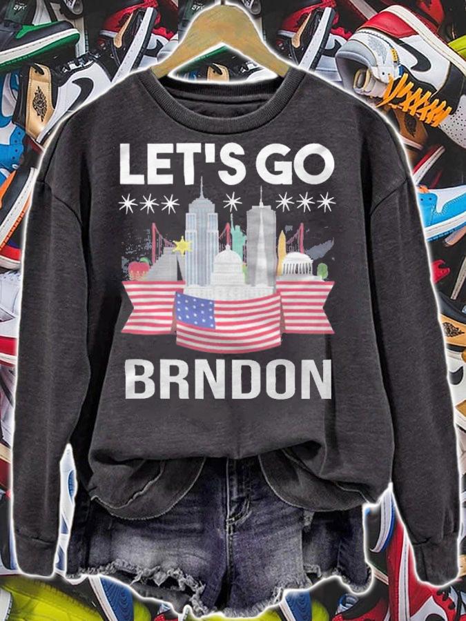 New Design let's Go Brndon T-Shirt t-shirt sweatshirt