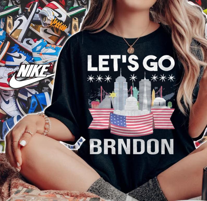 New Design let's Go Brndon T-Shirt t-shirt woman shirt