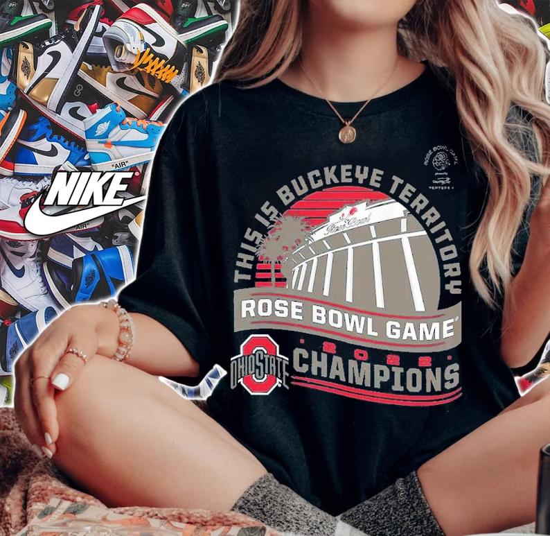 Ohio State This Is Buckeye Territory Rose Bowl Game 2022 Champions Shirt t-shirt