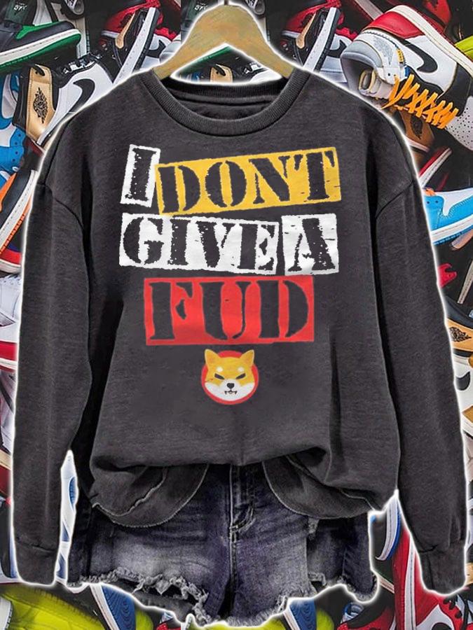 Shiba Inu I don't give a Fud T-shirt t-shirt