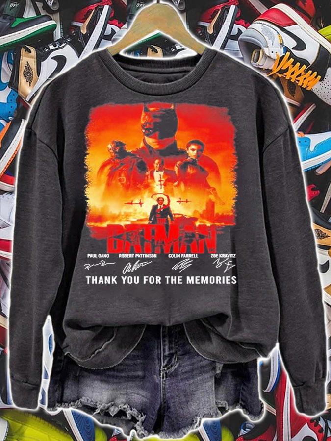 The Batman Thank You For The Memories Signature T-Shirt t-shirt sweatshirt