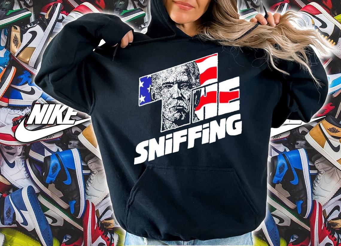 The Sniffing Joe Biden Americam flag shirt t-shirt