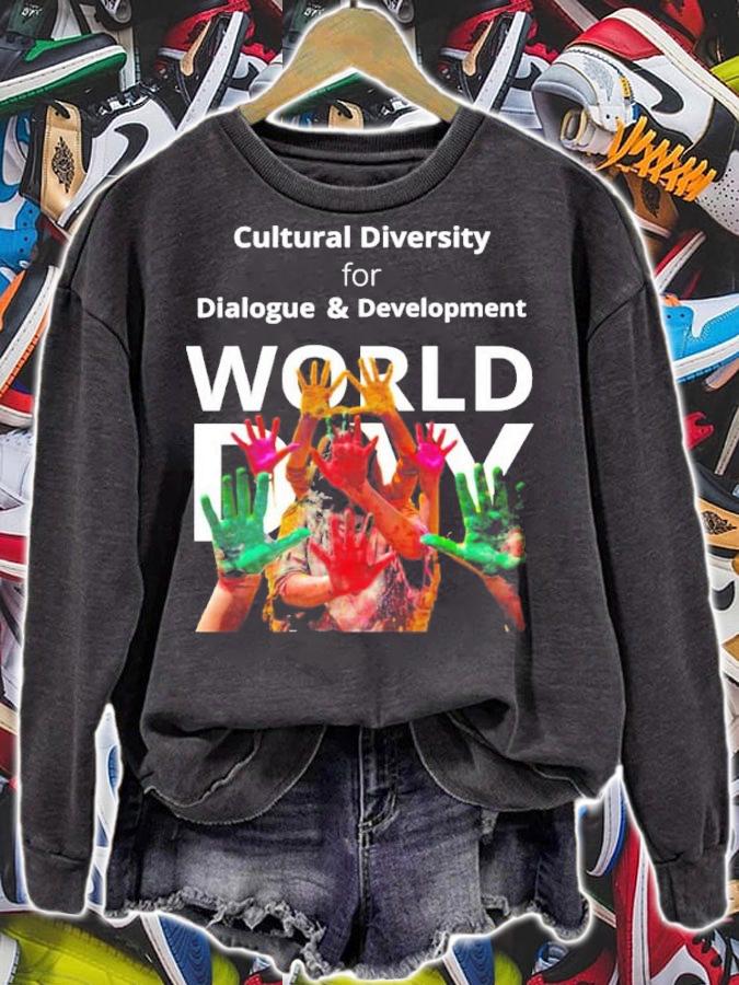 Cultural Diversity World Day Dialogue And Development Shirt t-shirt sweatshirt
