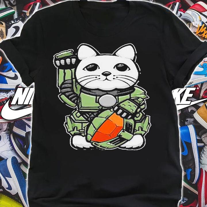 Halo Lucky Cat T-Shirt t-shirt