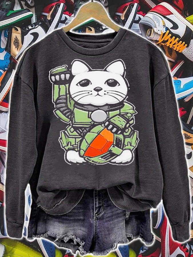 Halo Lucky Cat T-Shirt t-shirt