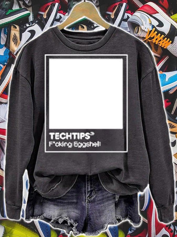 Techtips Fucking Eggshell T-Shirt t-shirt sweatshirt