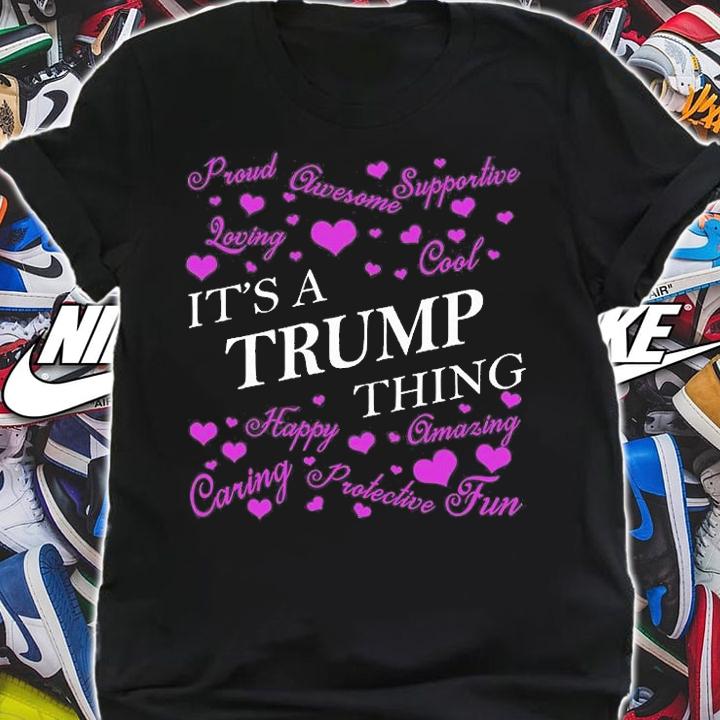 It's a TRUMP Thing Purple T-Shirt t-shirt