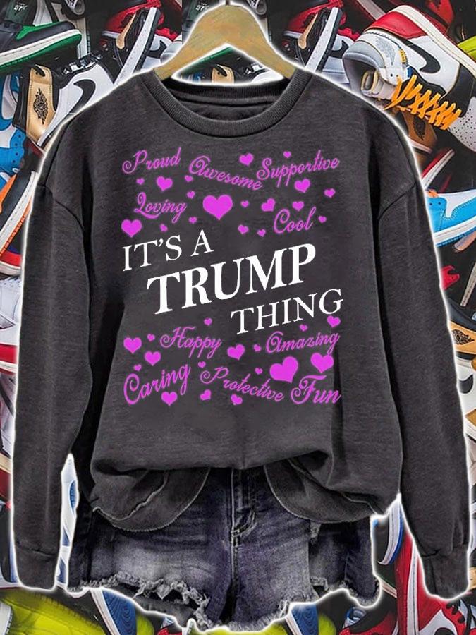 It's a TRUMP Thing Purple T-Shirt t-shirt