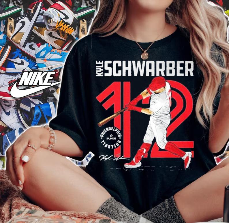 Kyle Schwarber Philadelphia Baseball Signatures Shirt t-shirt woman shirt