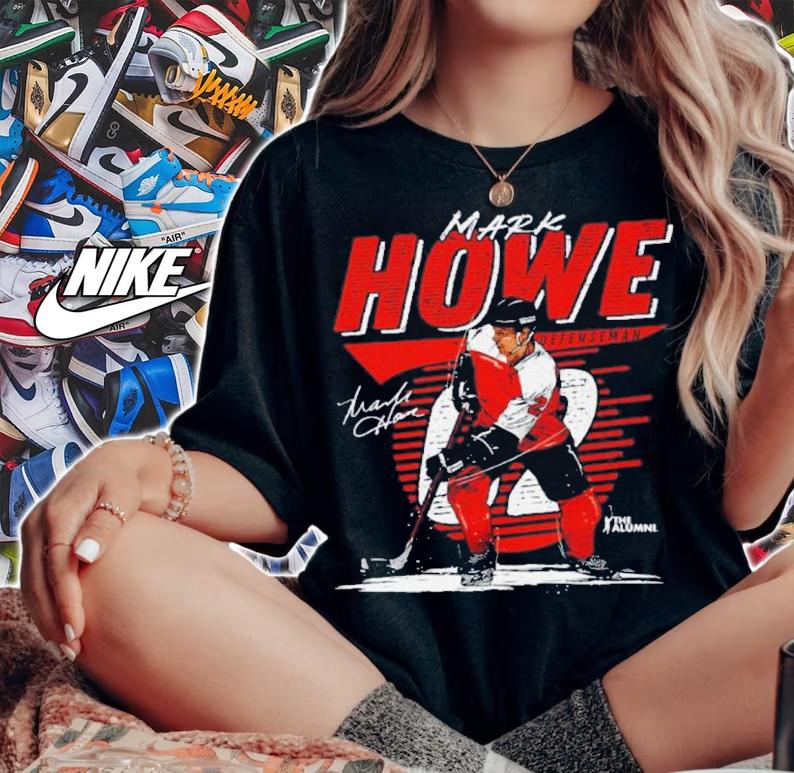 Mark Howe Philadelphia Comet Hockey Signatures Shirt t-shirt woman shirt