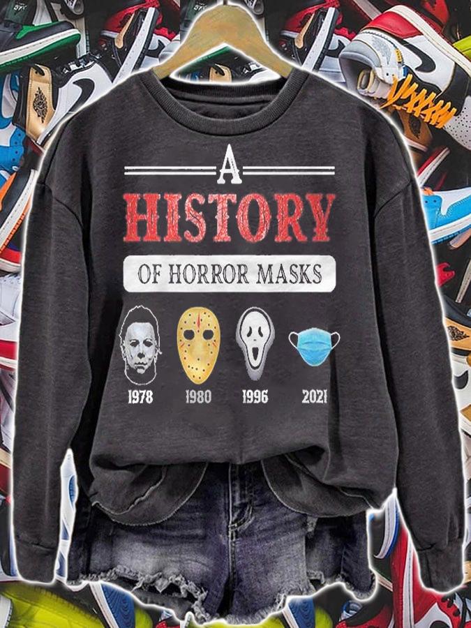 Serial Killer Halloween 2021 A History Of Horror Masks Shirt t-shirt sweatshirt