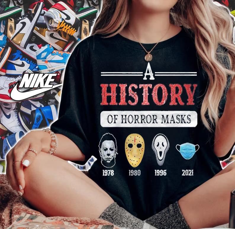 Serial Killer Halloween 2021 A History Of Horror Masks Shirt t-shirt woman shirt