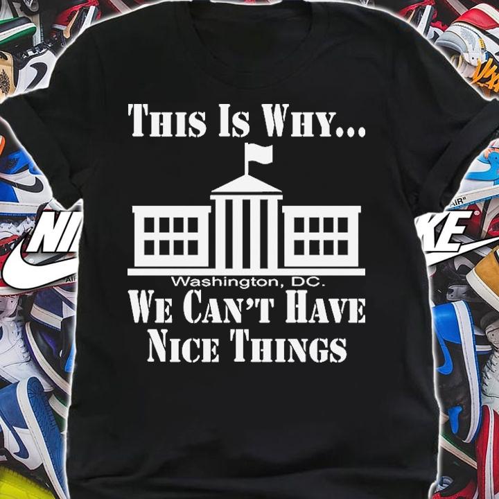 This Is Why We Cant Have Nice Things Politics Washington T-Shirt t-shirt shirt
