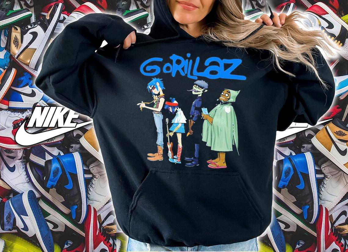 Gorillaz Demon Days Listen To Essentials Music T-Shirt t-shirt hoodie