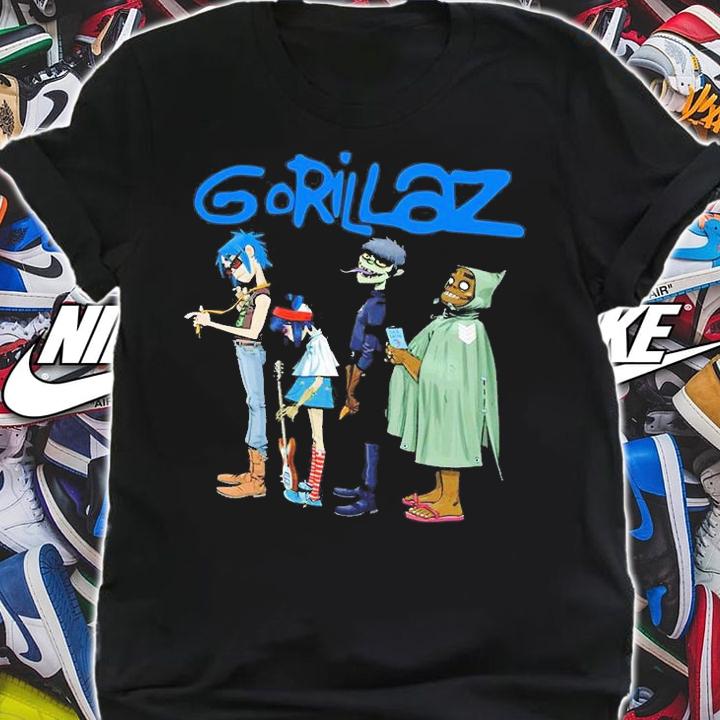 Gorillaz Demon Days Listen To Essentials Music T-Shirt t-shirt shirt