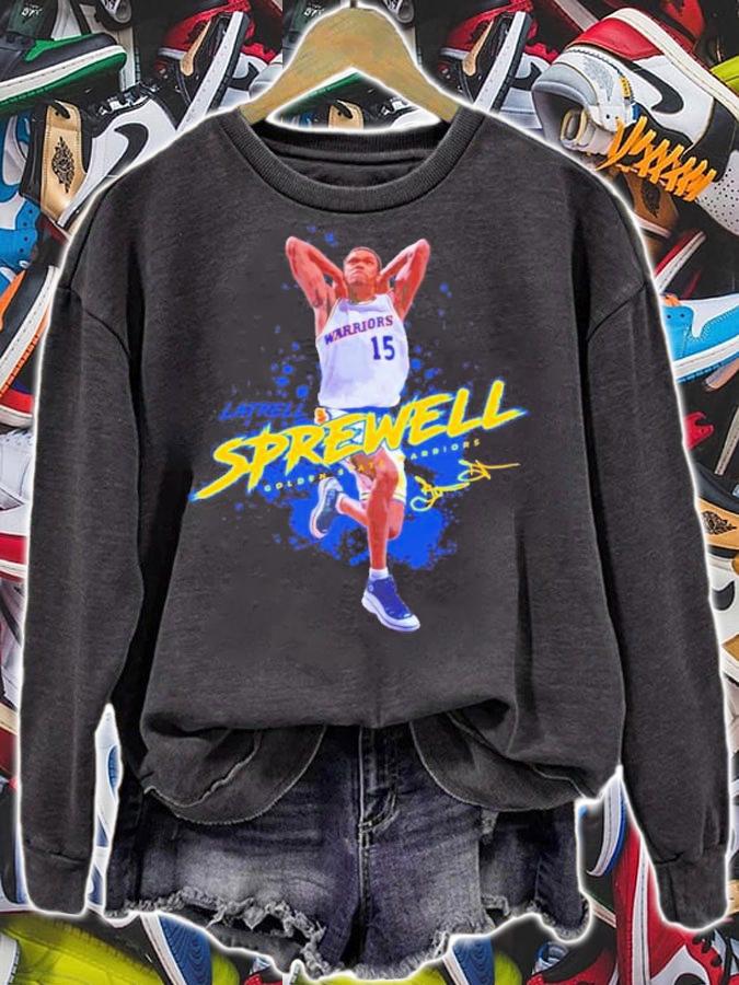Latrell Sprewell Golden State Warrior Basketball Shirt t-shirt sweatshirt