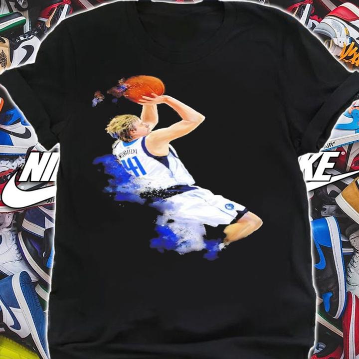 Dirk Nowitzki Dallas Mavericks Basketball Shirt t-shirt