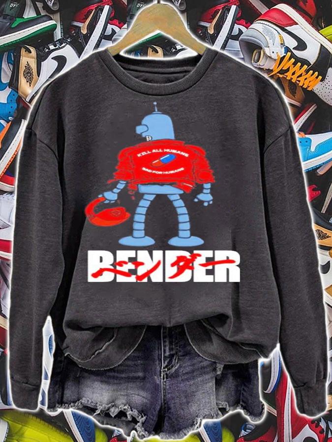 Flevans Robot Bender Kill All Humans Bender Shirt t-shirt