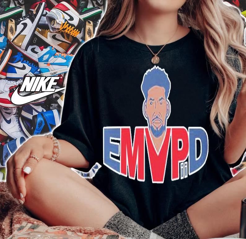 Kate Scott Emvpiid By Brotherly Life Philly Joel Embiid 21 T-Shirt t-shirt woman shirt