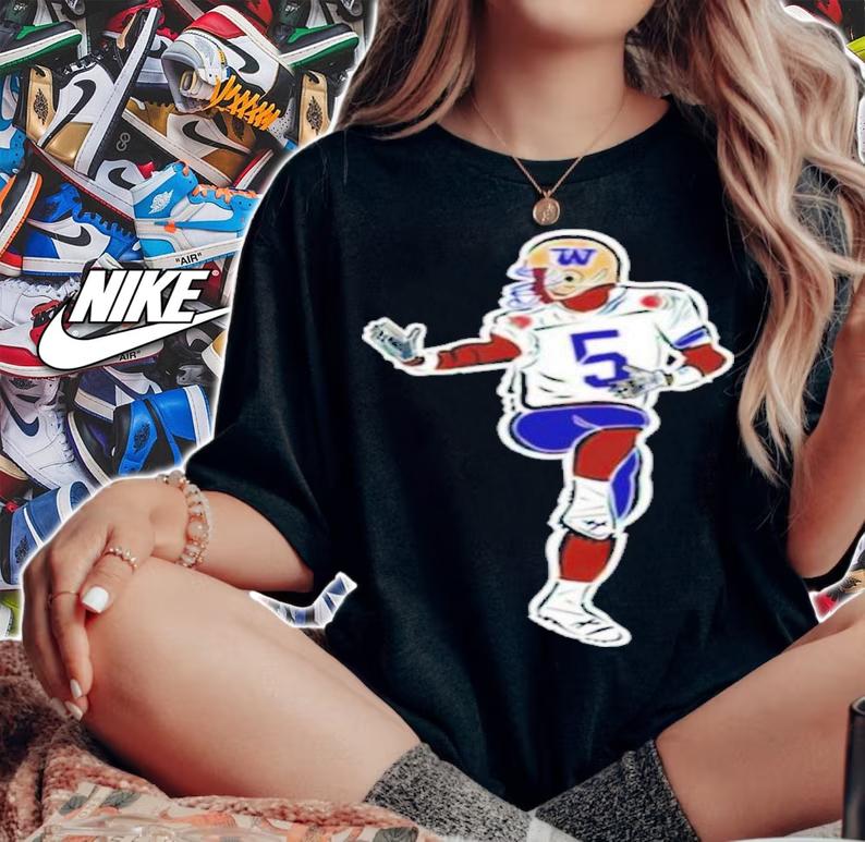 Mario Bailey #5 Husky Legend Football Shirt t-shirt woman shirt