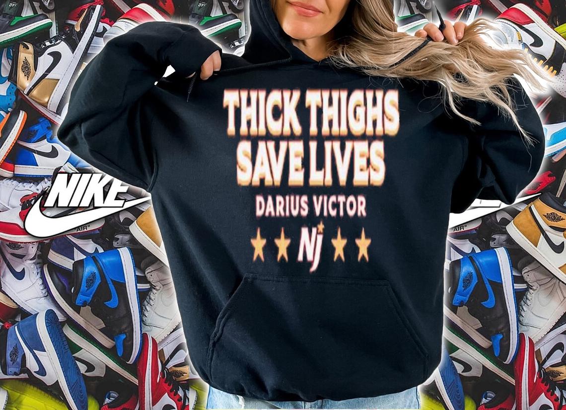 New Jersey Generals Thick Thighs Save Lives Shirt t-shirt hoodie